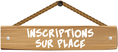 Inscriptions sur place